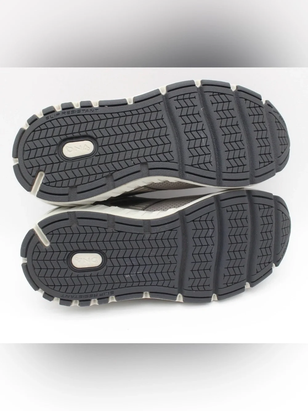 Brooks Women's Pale Gray Perforated Walking Sneakers - Picture 6 of 10